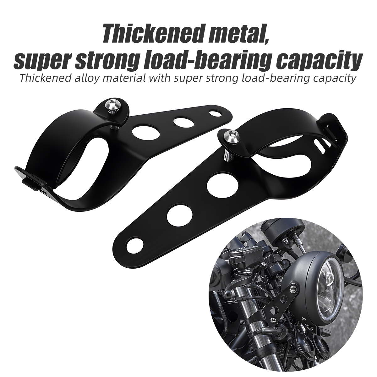 Mountain Biking Derby - Universele Motorfiets Koplamp Mount Bracket 28-36mm