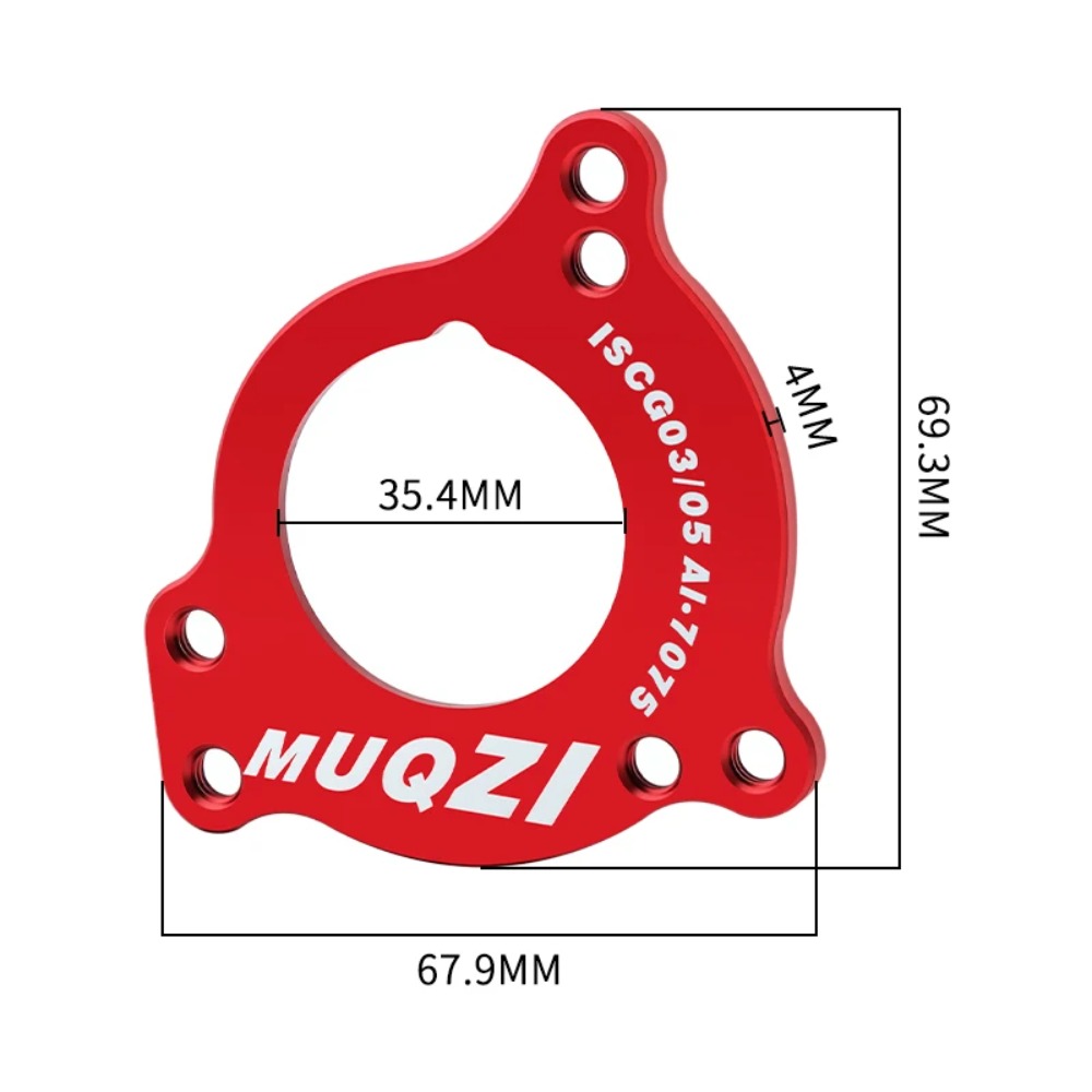 Mountainbike BSA trapas enkel  - Chain Guide Iscg recensie en prijs